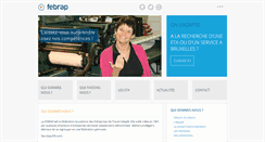 Desktop Screenshot of febrap.be